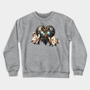 Wonderful steampunk heart Crewneck Sweatshirt